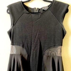 Bebe Black High-Low Dress